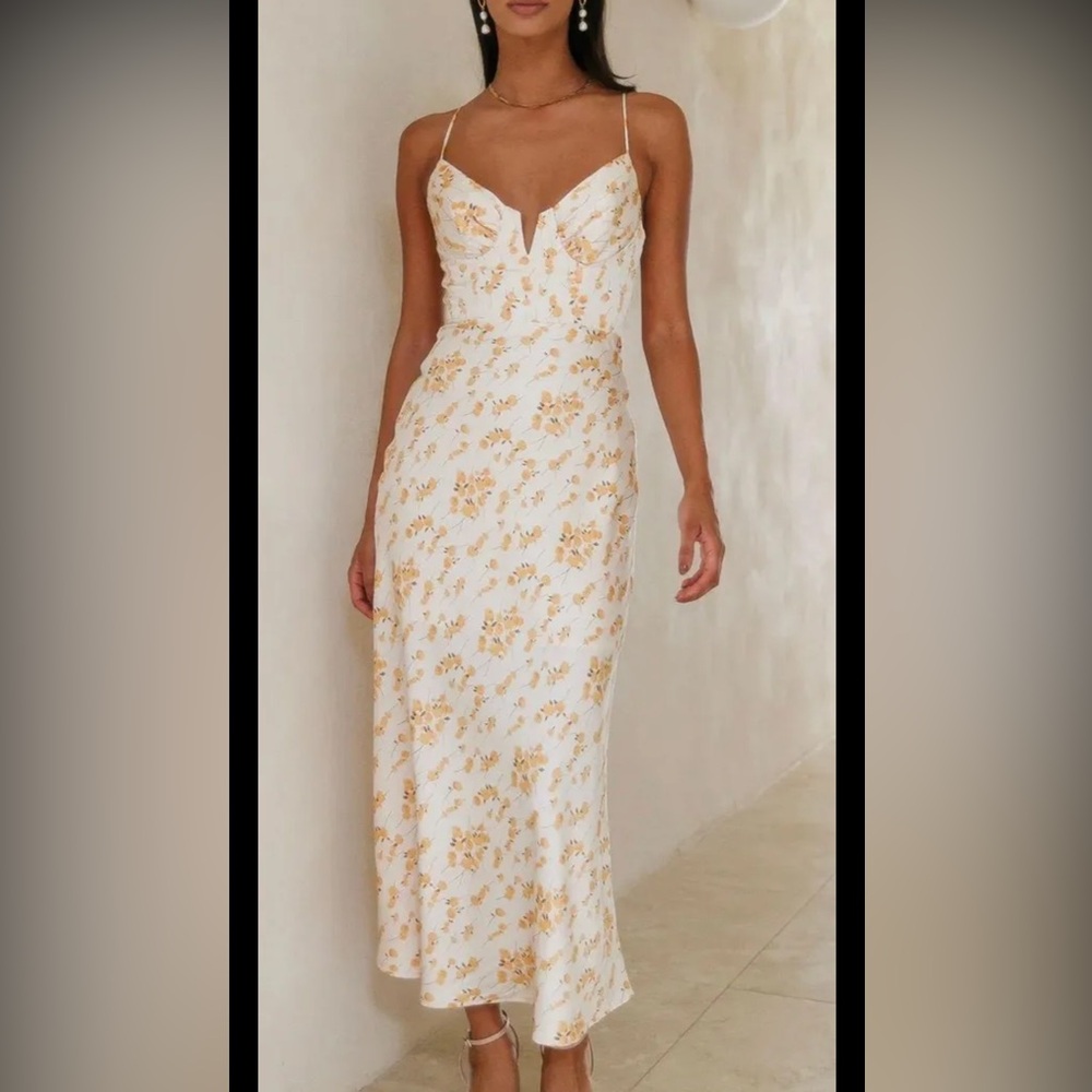 Hello Molly Silk Floral dress